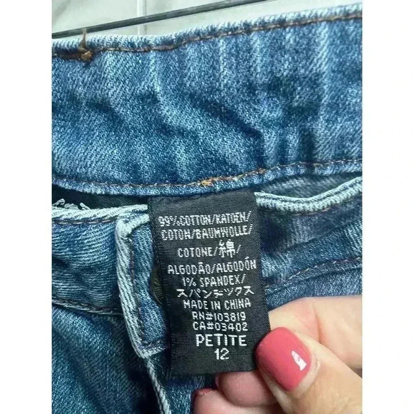 Harley Davidson Studded and Embroidered Flames Women's Jeans 12 Petite - Picture 4 of 10